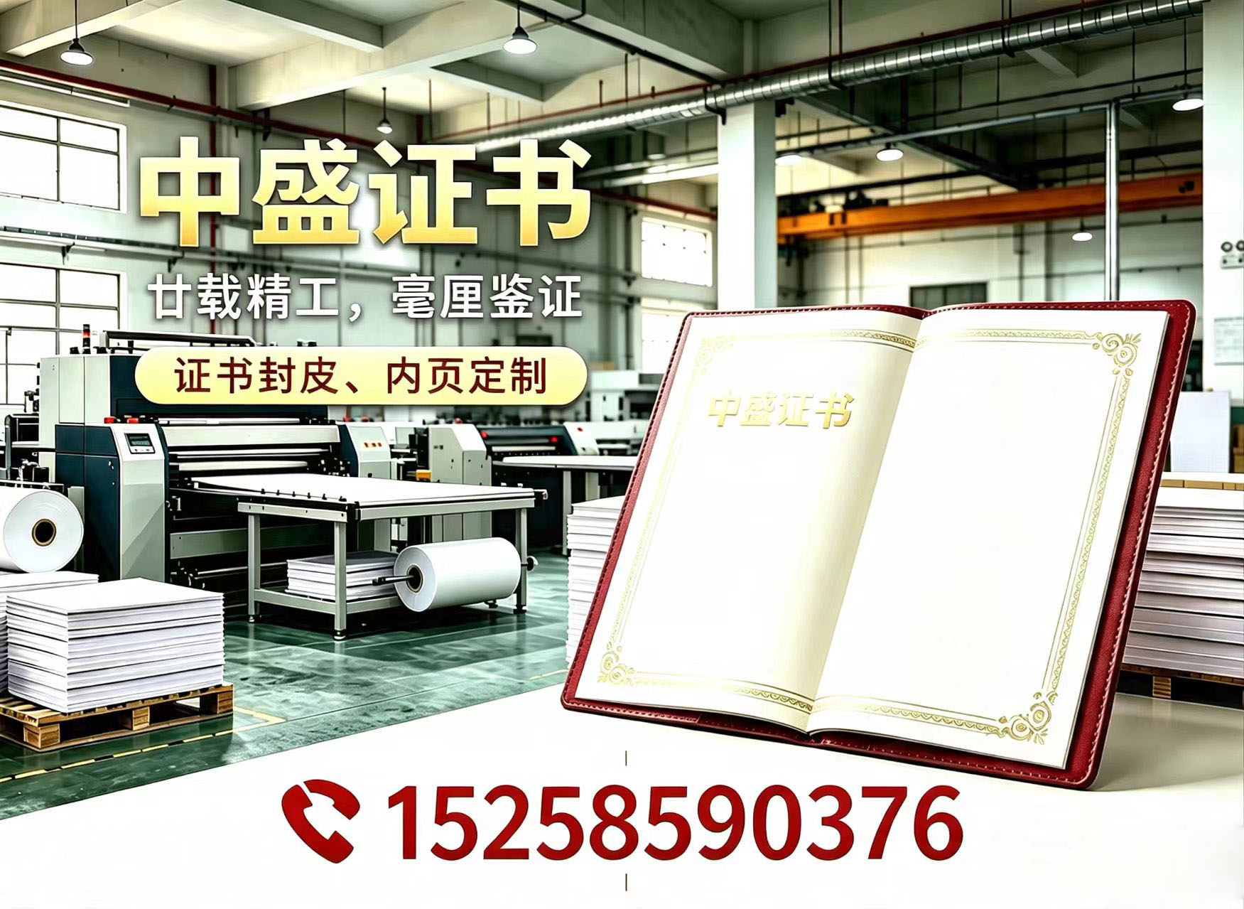 中盛证书